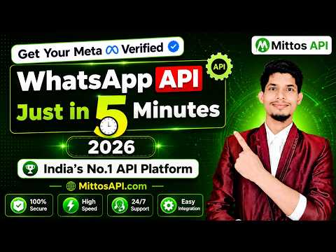 Get WhatsApp Business API Just in 5 Minutes | WhatsApp API in 5 Minutes