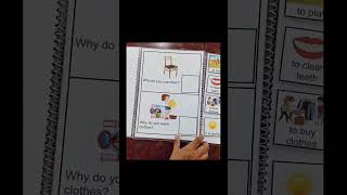Why Questions Activity Book – Volume 1 | Autism | TLM | Kids