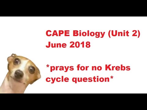 CAPE Biology Unit 2 2018 Paper 2 Full Walkthrough - YouTube