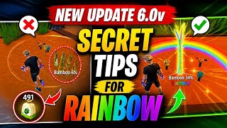 कम Seeds में Rainbow Tree 🌈 | Update 6.0v Secret Glitch 😱
