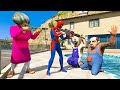 Scary Teacher 3d - Spiderman vs Miss&#39;T &amp; Green Spider ( Fire Fighter )  - Game Animation