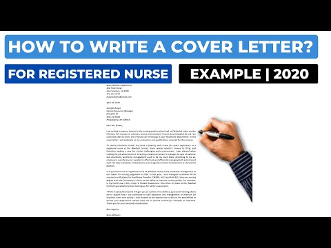 How To Write A Cover Letter For a Registered Nurse Job? | Example