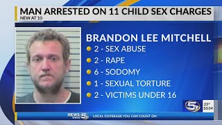Mobile County man arrested on 11 child sex charges