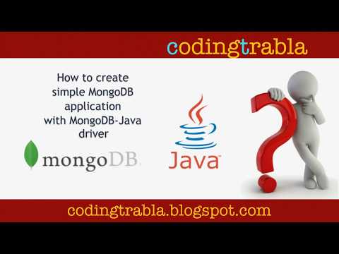 How to create simple application with Java MongoDB Driver byAM