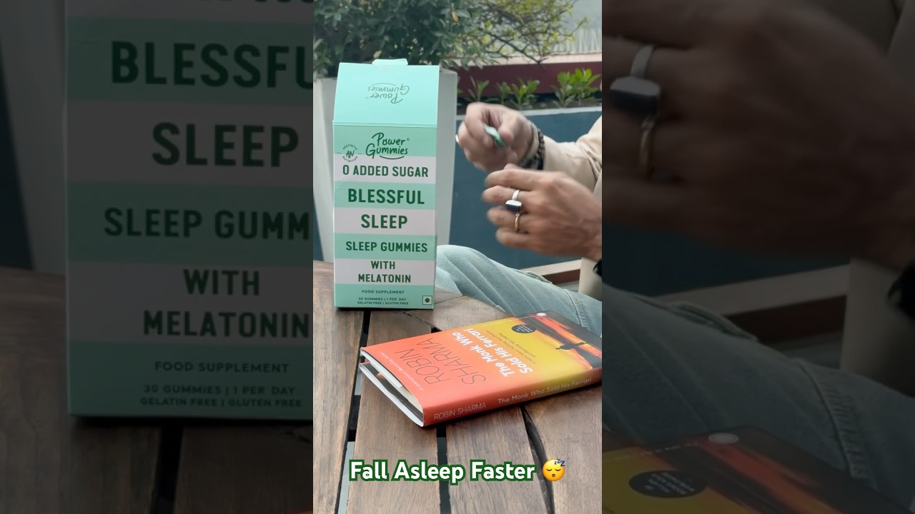 Fall Asleep Faster with the power of 6mg Melatonin 😴 Blessful Sleep Power Gummies