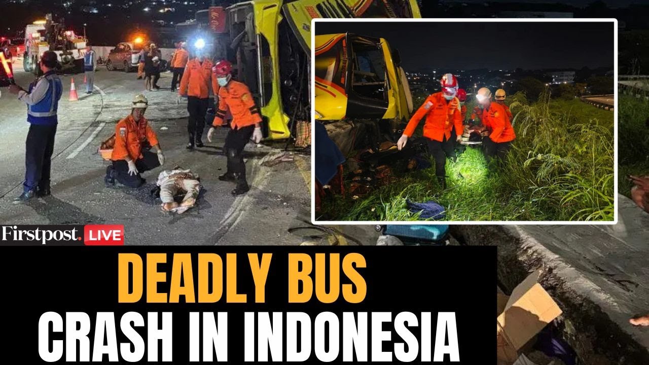 Indonesia Bus Crash LIVE: At Least 15 Killed in Deadly Bus Crash in Indonesia | Java Island