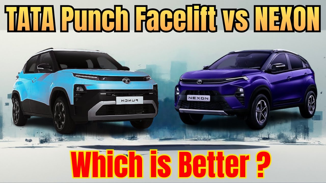 Tata Punch facelift 2026 vs Tata Nexon | Tata Nexon and Punch comparison |