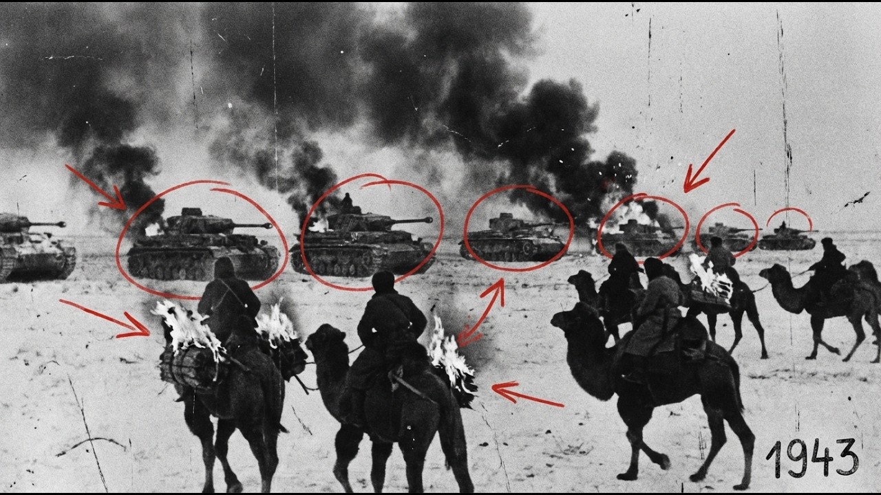 Как 8 КАЗАХОВ с ВЕРБЛЮДАМИ уничтожили бронеколонну