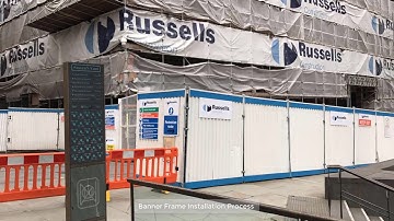 Building Banner Projection Project Manchester