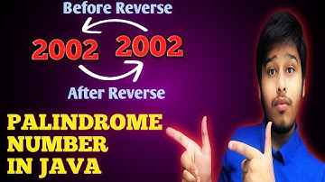 Palindrome program in java | Palindrome number in java | Placement Course