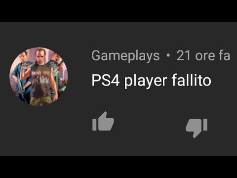 "PS4 player fallito"