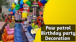 Paw Patrol Birthday Party Decoration Ideas #DIY #partydecorationideas #event #pawpatrol #artandcraft by Cloud Event Management 11,361 views 2 months ago 3 minutes, 36 seconds