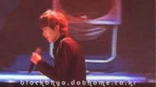 111224 블락비 재효 Let's get it started @blockbhyo