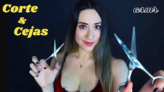 ASMR CORTE DE PELO 💇‍♀️ 💇‍♂️ Asmr Barber Shop 💈Haircut - ASMR Español - Arreglo de CEJAS