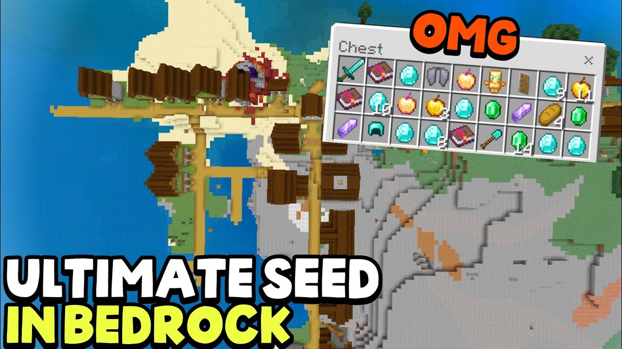 🔥 Ultimate [12+ BLACKSMITH] SEED For Minecraft 1.21 Bedrock & PE | Bedrock Minecraft Seeds