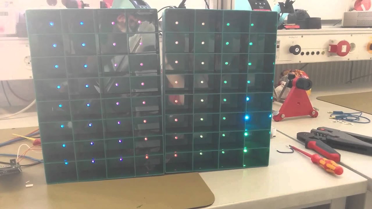 LED Matrix Flashing Pixels - YouTube