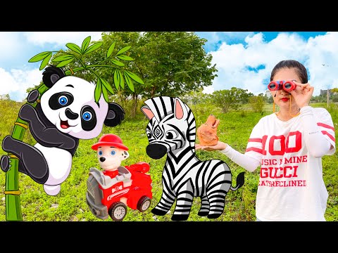 Video Changcady giúp đỡ gấu trúc, ngựa vằn, tìm được xe siêu... - youtube