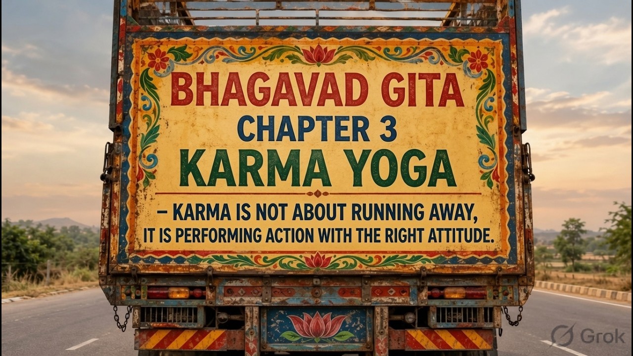 Chapter 3 English Bhagwat Gita   | Karma Yoga — The Right Way to Work and Fulfil Your Duty**
