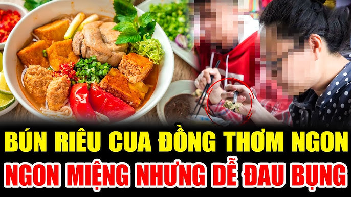 Nguyên nhân gây đau bụng khi ăn bún riêu