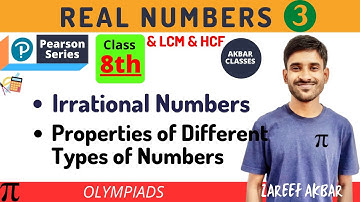Class 8 | Real Numbers and LCM and HCF 03 | Irrational Numbers | Pearson IIT Foundation