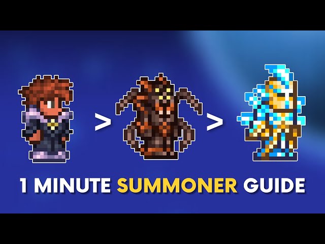 Terraria 1.4.5 - Entire Summoner Guide In 1 Minute! 
