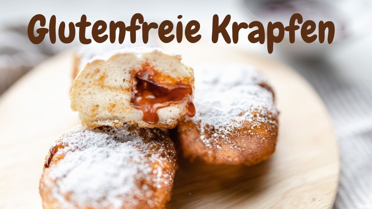 Glutenfreie KRAPFEN | einfaches Rezept (auch ohne Ei möglich)