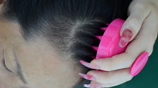 ASMR Relieve Headache With Scalp Massage Using Tools / Tingles For Deep Sleep