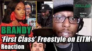 BRANDY 🎙 Freestyles Over Jack Harlow's 'First Class' EITM Premiere - HIP HOP REACTION!!! 2022