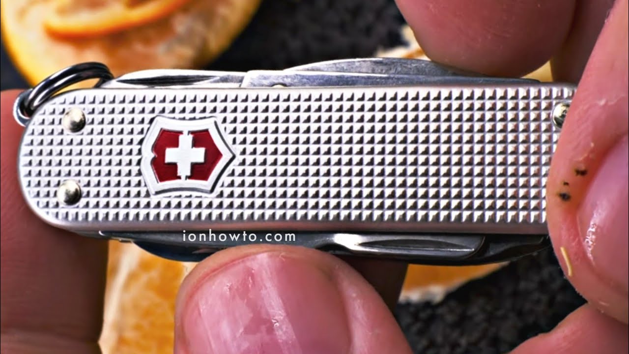 Detailed Victorinox Citrus Peeler or Hook Tool Functions of Swiss Army