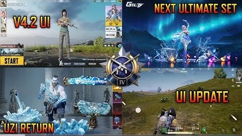 NEW 4.2 UI Update | New Ultimate Set | Glacier Kar98k | New Uzi Skin BGMI PUBG Mobile Lobby Update