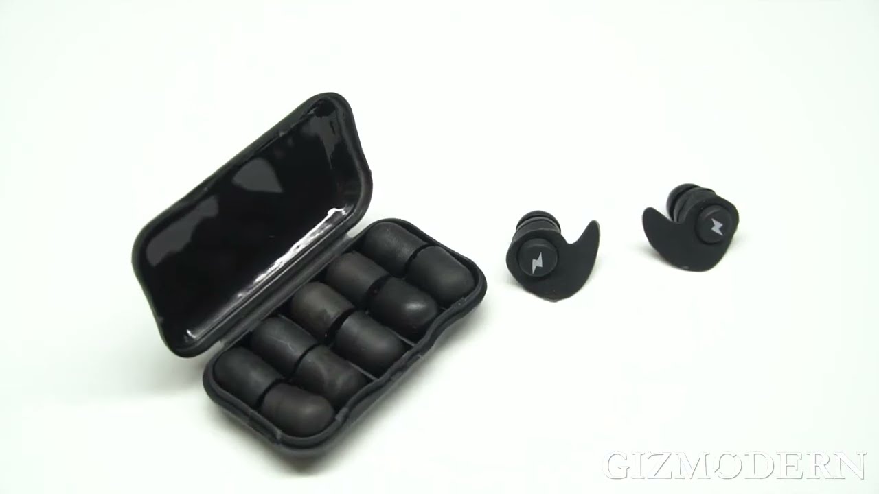 Ultra Soft Earplugs, with 40 NRR, Storage Box & Replaceable Eartips