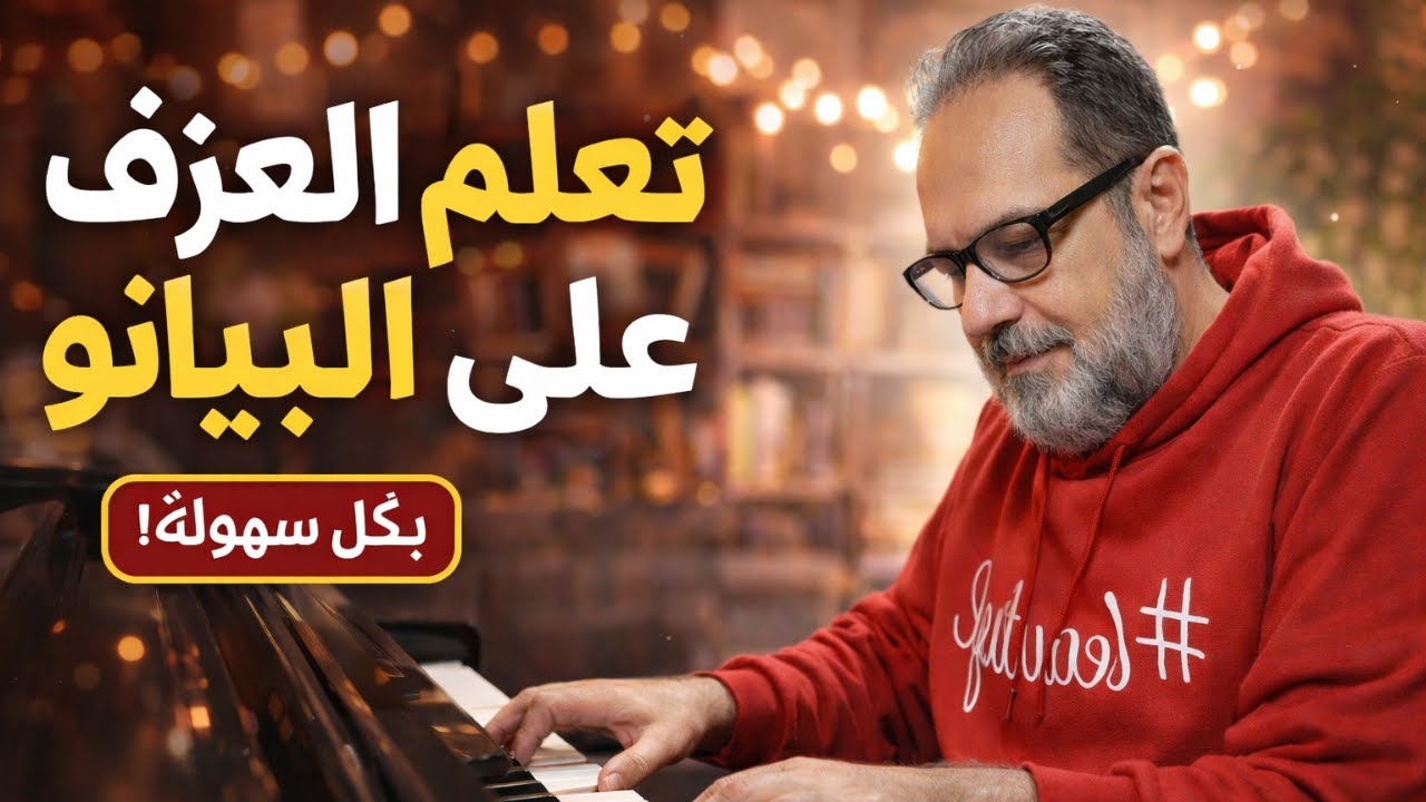 عزف البيانو باليدين في وقت واحد! قراءة مفتاح صول وفا سهل وبسيط