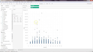 Descriptive Analytics in Tableau - Creating Histogram and Scatter Plot Chart