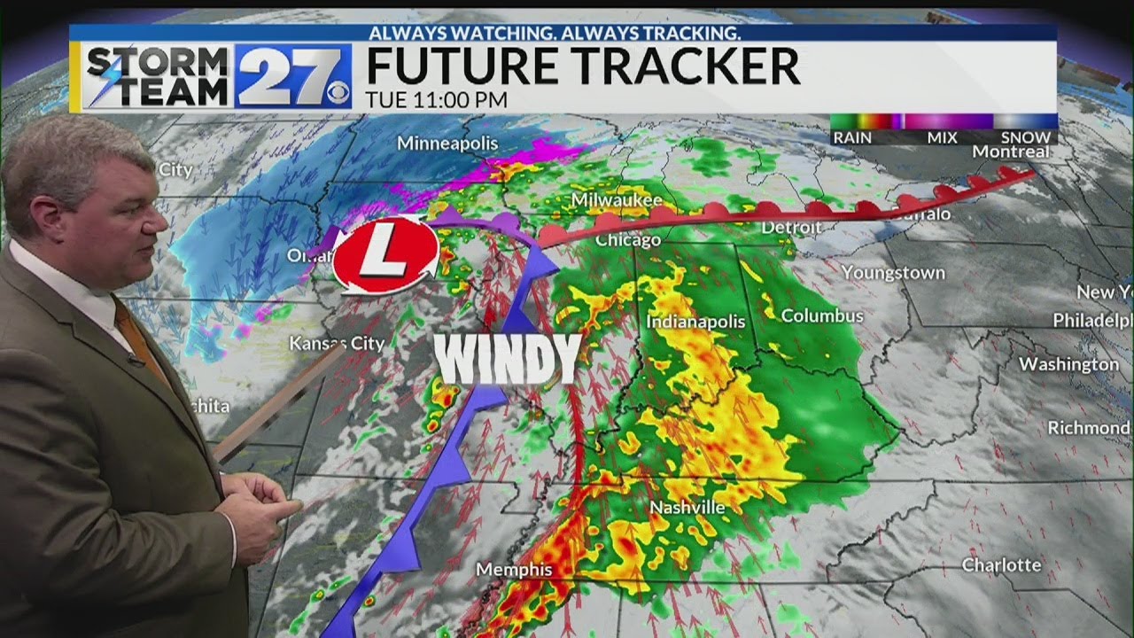UPDATE: Tracking your Wednesday storm - YouTube