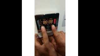 Hard Reset Gen 6 Digital Heater Panel, A. O. Smith