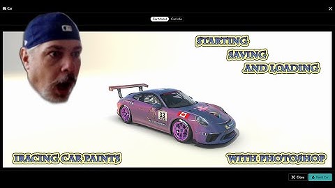 How to Paint iRacing Cars Using Photoshop 2021