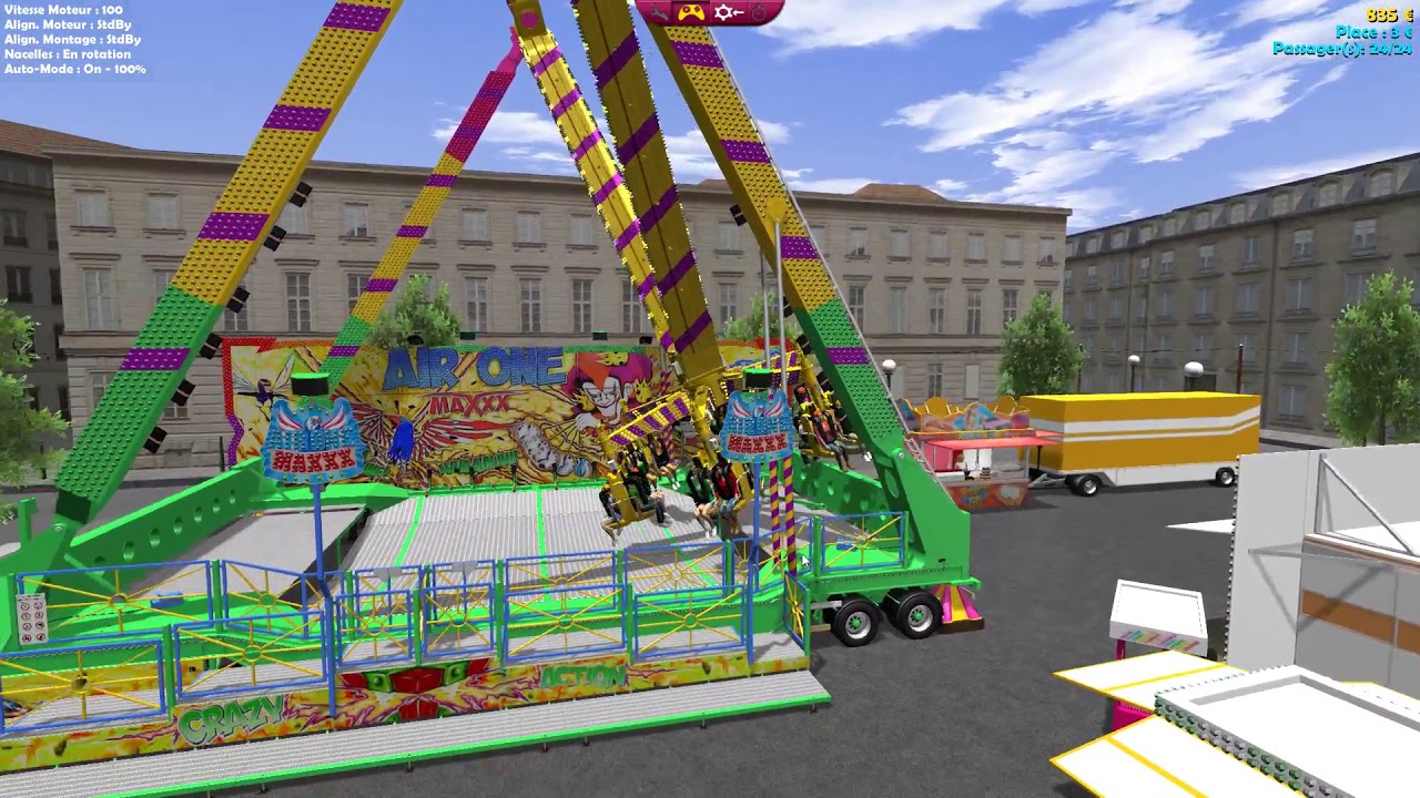 Kirmes (REKO) Simulator: AirOne Maxxx (Aufbau, Betrieb, Abbau)