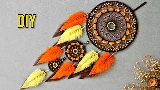 DIY Wall Hanging Dream Catcher Tutorial | How to make a dreamcatcher | Wall decor