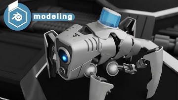 Blender 3.0 spider robot modeling tutorial free download