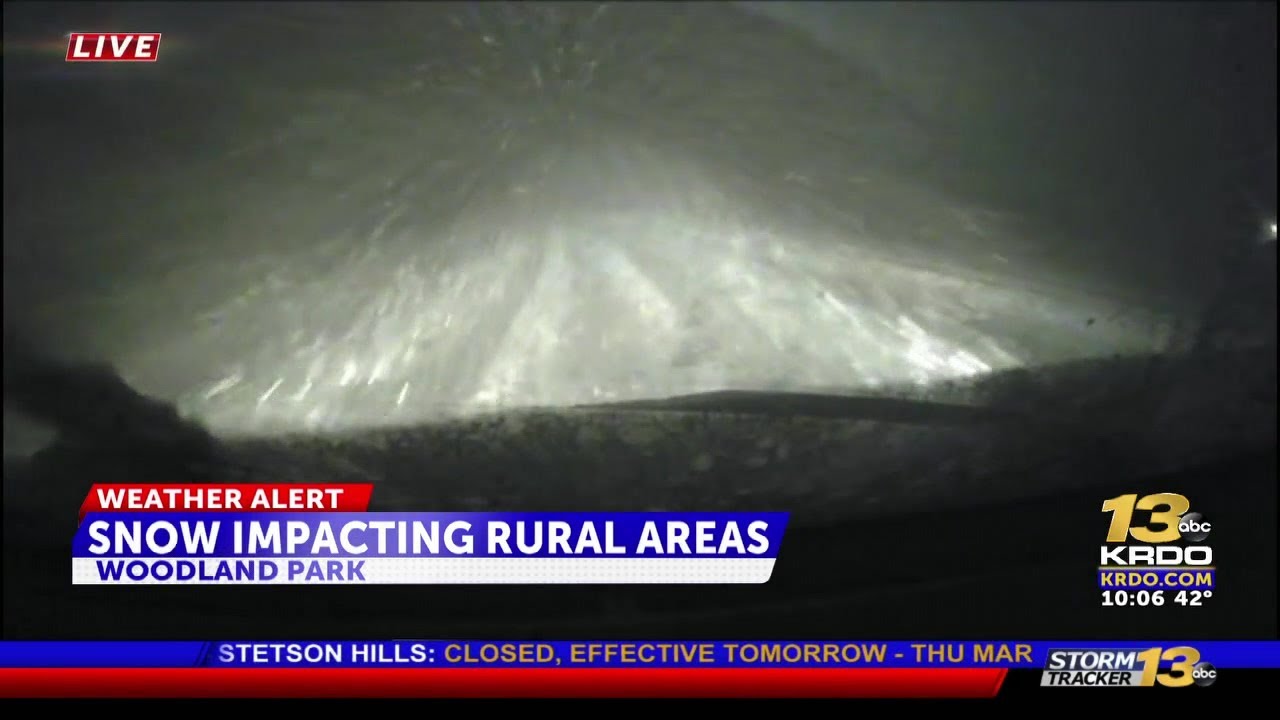 eller, Unincorporated El Paso County impacted the most by heavy snowstorms