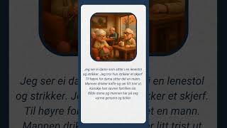 Beskriv bildet | Eksempel oppgave på norskprøven | Learn Norsk | Norwegian Lessons | Course