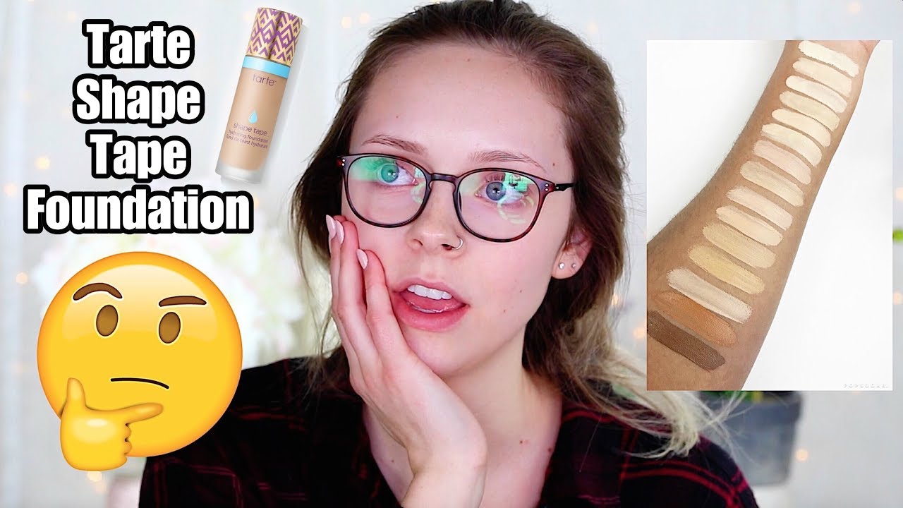 TARTE SHAPE TAPE FOUNDATION | MY THOUGHTS & REVIEW - YouTube