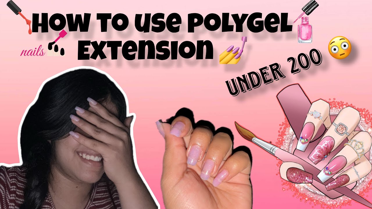 Try Most viral 😱💅Polygel Nail Extension kit under 200 review ✨🕊️ #nailart 