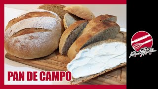 PAN DE CAMPO Crocante y Esponjoso  | 🥯 Recetas de PANADERIA 🥖