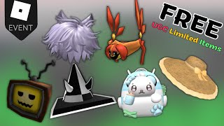 Cách lấy tóc tai mèo Catboy Hair Light Purple miễn phí và các items Free UGC Limited trong Roblox !