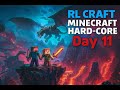 RLCraft Day 11 LIVE 💀 This HARDEST MODPACK Gets Worse Every Day #shorts #shortsfeed #minecraft