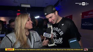 Celebrity Cam Schlittler after recording the most strikeouts by a Yankees rookie in a postseason game Net Worth