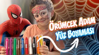 Örümcek adam 'Spiderman' yüz boyama yapılışı / Basit yüz boyama@spiderman @marvel Örümcek adam 'Spiderman' yüz boyama yapılışı / Basit yüz boyama@spiderman @marvel