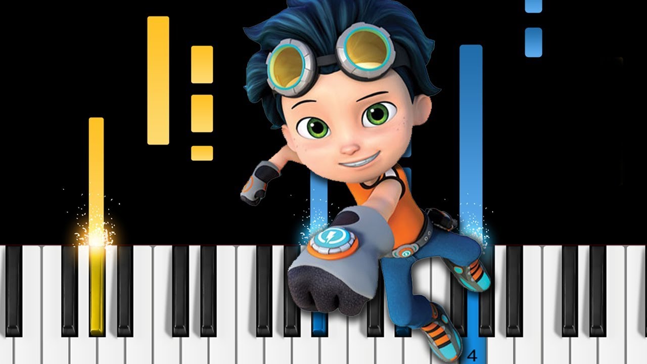Rusty Rivets - Theme Song - Piano Tutorial / Piano Cover - YouTube