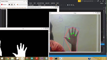 OpenCV Hand Gesture recognition